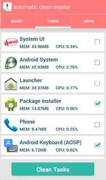 Automatic Clean Master 2016 screenshot 3