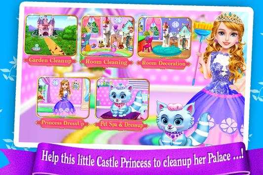 Keep Royal Princess Palace Clean Up Girls Games screenshot 2