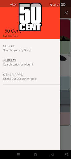 50 Cent Lyrics screenshot 1