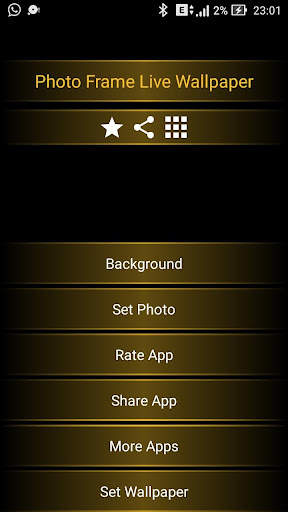 Photo Frame Live Wallpaper screenshot 1