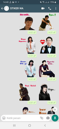 Sticker Wa OPPA Korea WAStickerApps screenshot 4