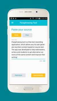 Paraphrasing Tool screenshot 4