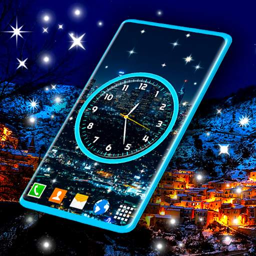 Night Sky Clock Wallpapers 6.9.37