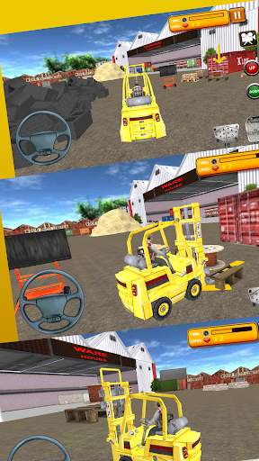 3D Heavy Cargo Forklift screenshot 1
