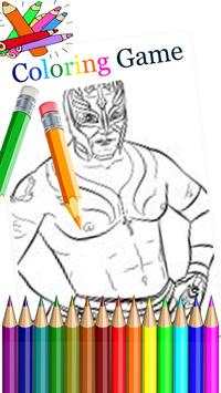 Coloring Page WWE स्क्रीनशॉट 2