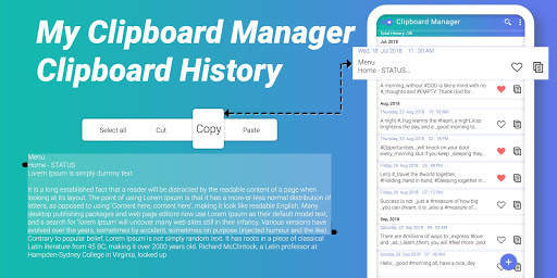 My Clipboard Manager - Clipboard History screenshot 1