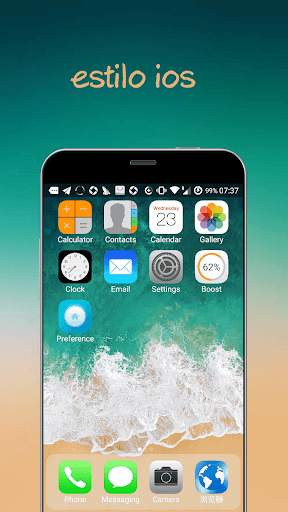 iLauncher X - novo lançador iOS &  tema iphone screenshot 1