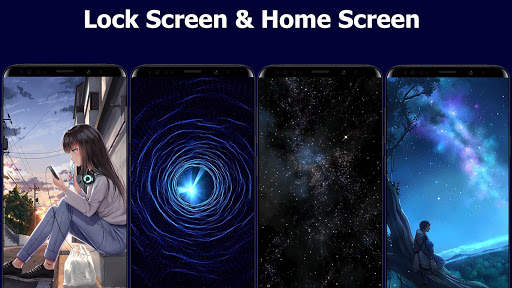 Hot live wallpapers HD cool black phone background screenshot 4