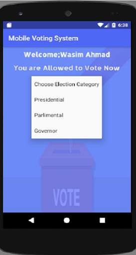 Mobile Voting System screenshot 5