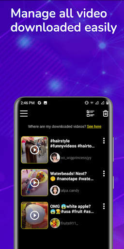 SnapTik Video Downloader स्क्रीनशॉट 4
