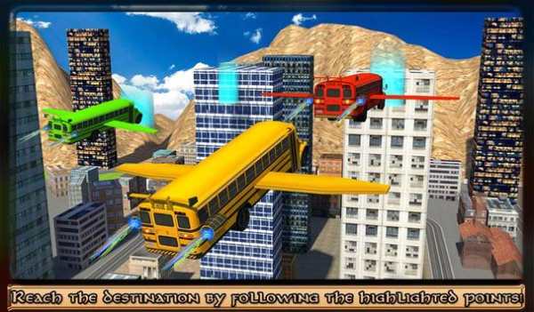 terbang balap bus sekolah screenshot 11