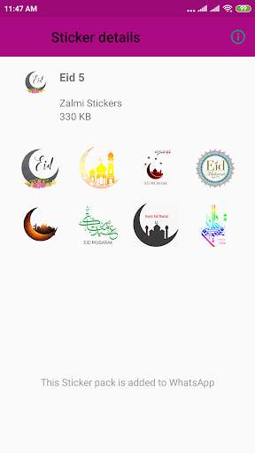 Eid al-Adha Stickers For Whatsapp - WAStickerApps screenshot 5