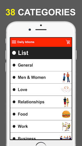 Idioms and Phrases Vocabulary screenshot 1