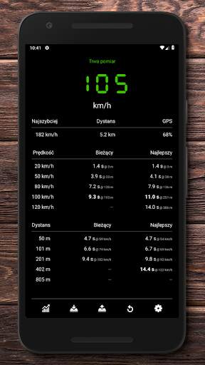 Drag Racer - przyspieszenie 0-100 1/4 mili GPS screenshot 1