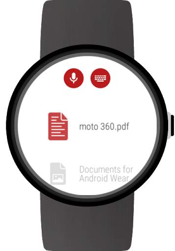 Documents for Wear OS (Android Wear) screenshot 1