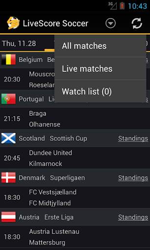 LiveScore Football screenshot 4