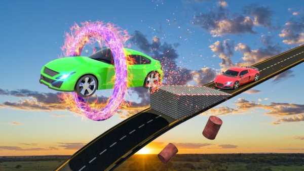 Car Racing Impossible Stunt:Extreme Tracks 3D screenshot 1