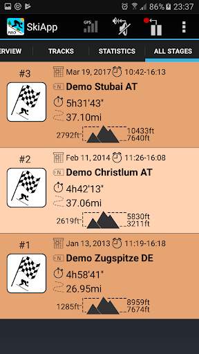 SkiApp LITE - THE Ski Computer screenshot 4