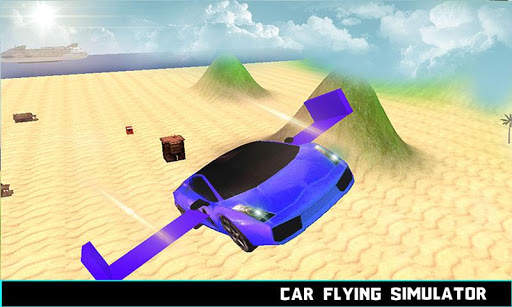 Flying Car Racing Simulator 3D screenshot 2