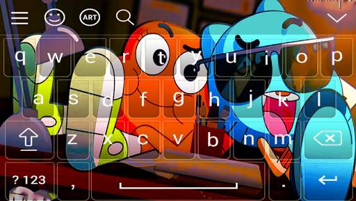 Gumball keyboard screenshot 1