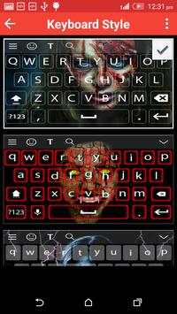 Zombie Keyboard Theme screenshot 5