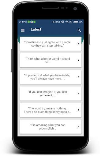 Daily Quotes App screenshot 1