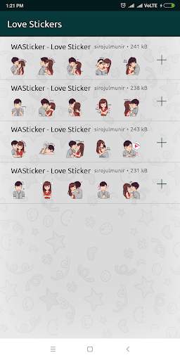 Love Stickers for WhatsApp - WAStickerApps Love screenshot 2