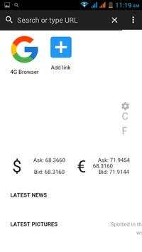 4G Browser screenshot 2