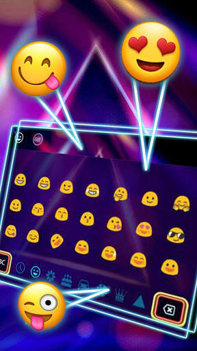 Neon Light Keyboard screenshot 3