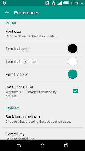 Material Terminal screenshot 4