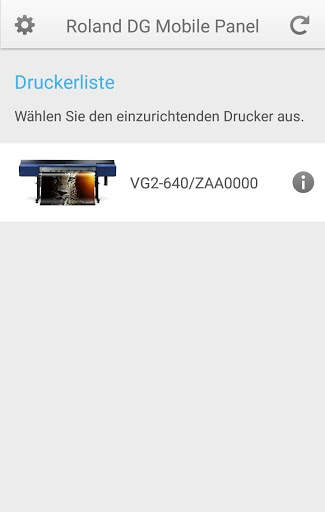 Roland DG Mobile Panel 2 screenshot 1