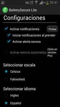 Battery Secure LITE screenshot 4