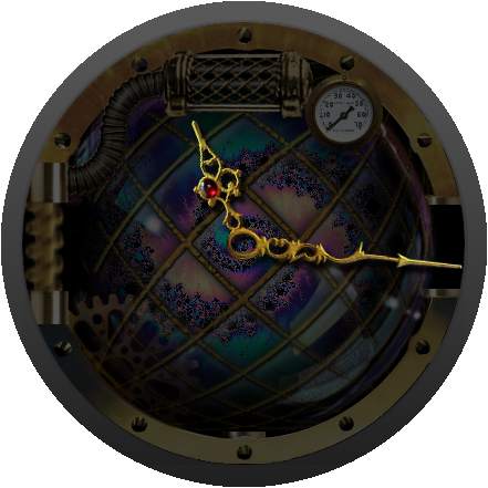 Steam Punk Clock Skin screenshot 6