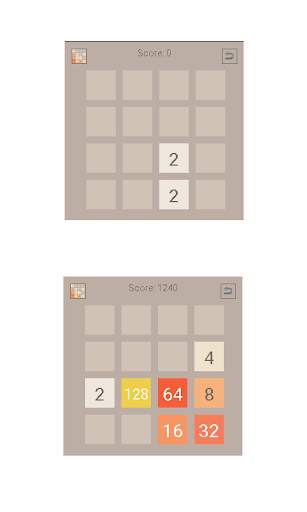 2048 Android Wear screenshot 3