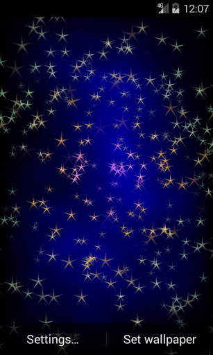Shiny Stars Live Wallpaper screenshot 8