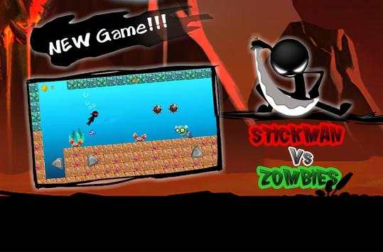 Stickman Ninja Clash Zombies screenshot 3