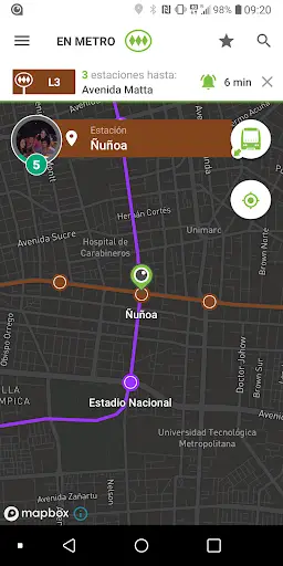 Transapp: horarios de buses en línea y metro screenshot 3