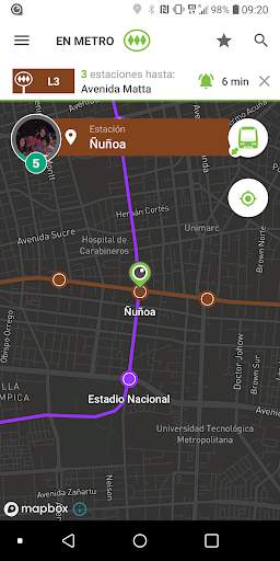 Transapp: horarios de buses en línea y metro screenshot 3
