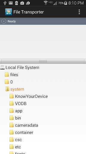 Mobile SFTP(Secure FTP Client) screenshot 1