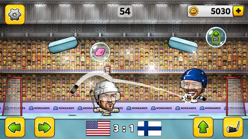 🏒 паппет хоккей с шайбой: голова пруда 🏆 скриншот 2