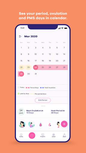 Perio by Orkid – Period tracker screenshot 3