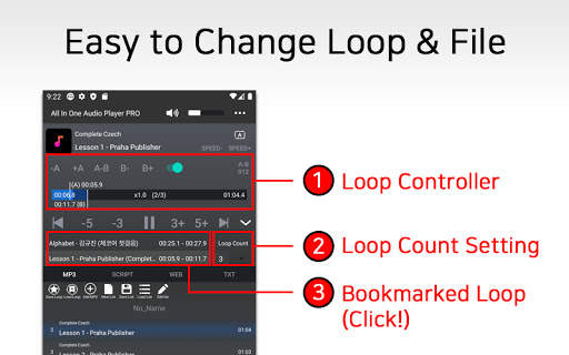 Loop Player Repeat Player screenshot 2