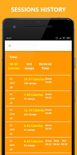 Jump Rope Counter and Calorie Counter for Workout screenshot 4