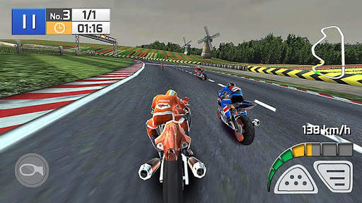 Corrida de Moto Real 3D screenshot 1