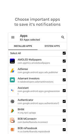 Notification Log - History 5 تصوير الشاشة