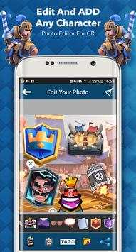 Editor de fotos para Clash Royale screenshot 4