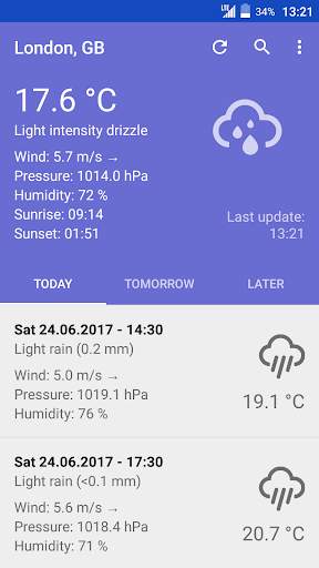 Aft Weather screenshot 1