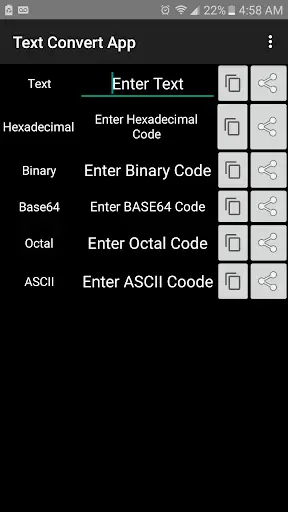 Text Convert App : Encode and decode text screenshot 1