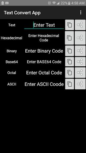 Text Convert App : Encode and decode text screenshot 1