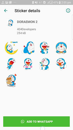 WA Cartoon Stickers Pro screenshot 1